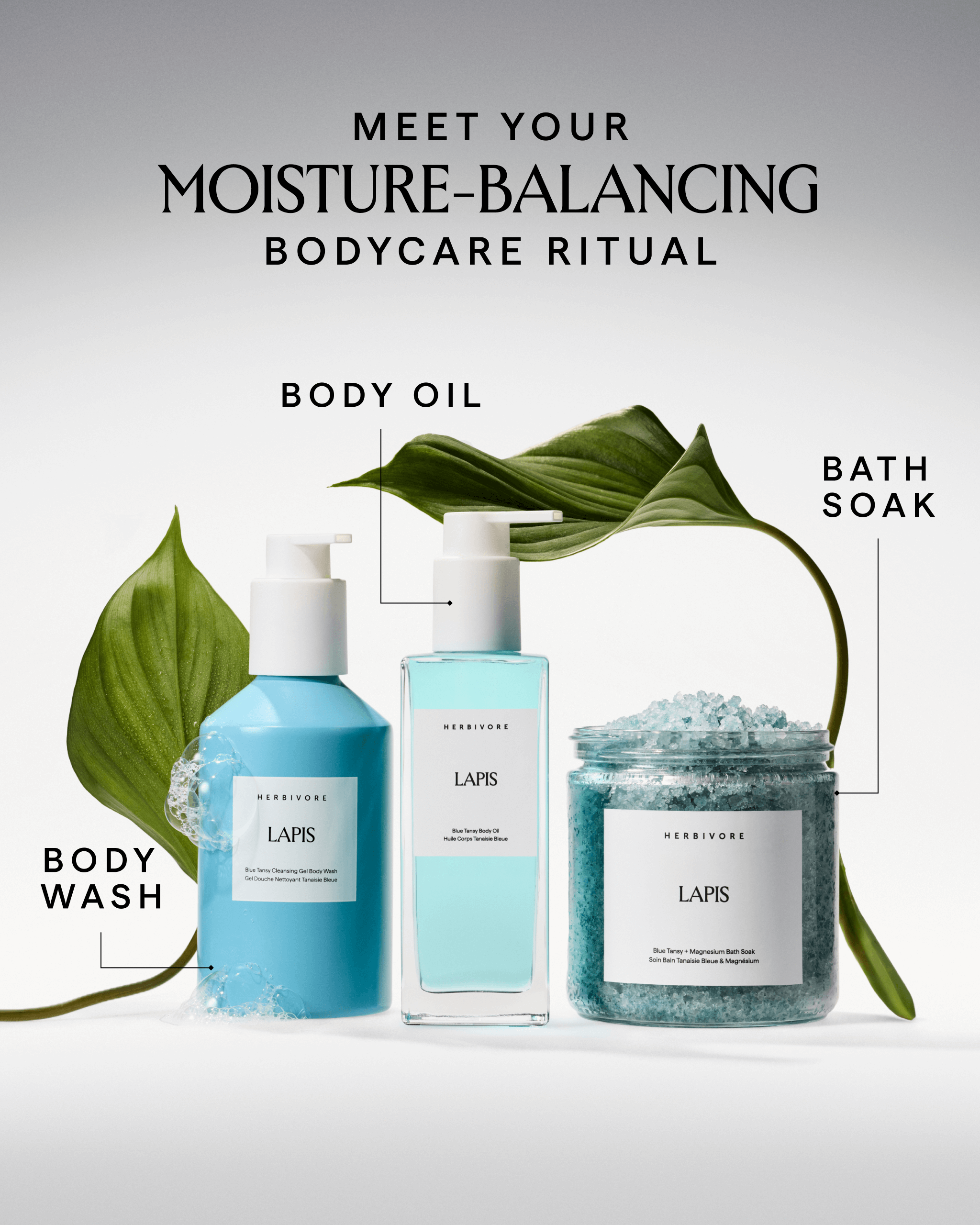LAPIS Blue Tansy Cleansing Gel Body Wash