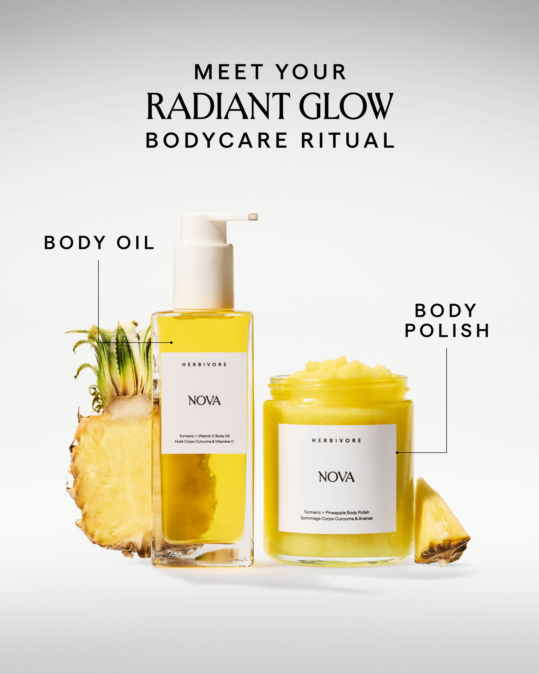 NOVA Turmeric + Pineapple Body Polish